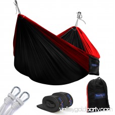 Yes4All Ultralight Portable Parachute Nylon Double Hammock With Tree Straps - Carry Bag Included 564819680